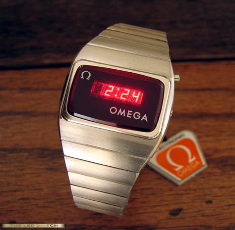 omega vintage digital watch|vintage omega watches for men.